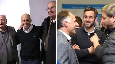 JUNTOS PERO NO TANTO. Ducoté y Achával no compartieron foto. .