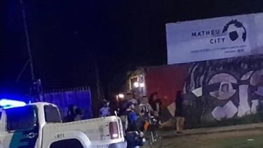 Matheu City, el complejo en el que ocurrió el crimen luego de un partido de fútbol.