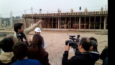 OBRA. Bonfante ya había presentado el nuevo hospital en julio último..