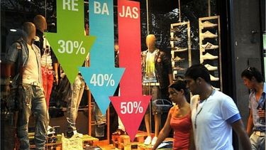 Indumentaria sufrió una baja del 2,5%..