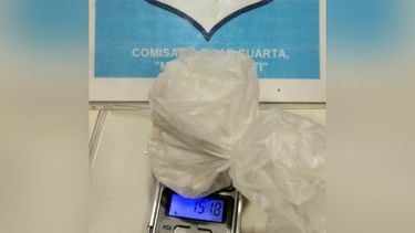 Los detenidos fueron sorprendidos con 151 gramos de cocaína en su poder.&nbsp;