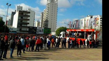 El camión de River Plate, “La Máquina”, estará en la plaza de Pilar..