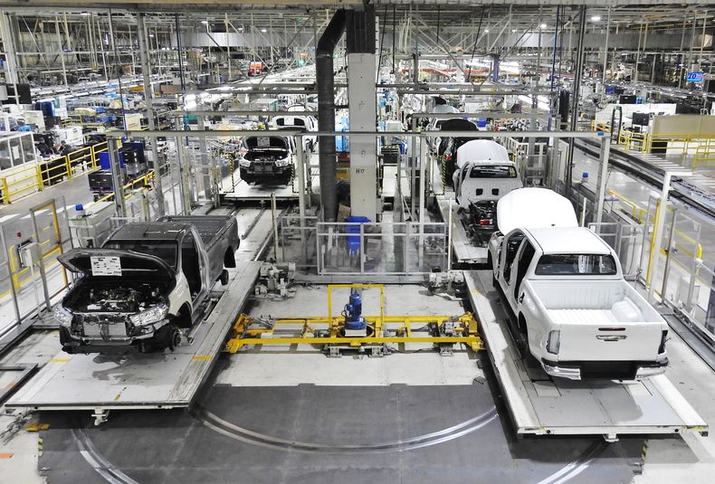 La planta de Toyota en Zárate desvinculó a unas 700 personas en los últimos meses.&nbsp;