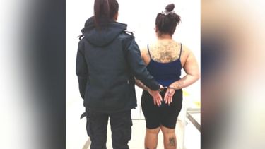 La mujer fue detenida.