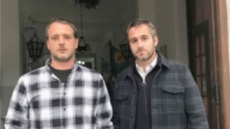 Laurent y Achával, luego de una reunión con Ducoté en mayo..