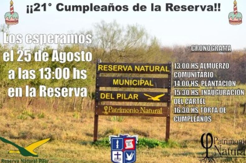 La Reserva Natural de Pilar cumple 21 años.