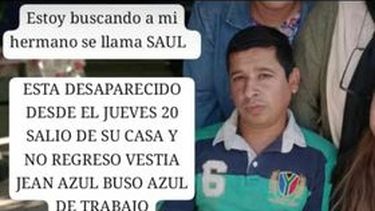 El hombre desaparecido tiene 34 años y trabaja como albañil.&nbsp;