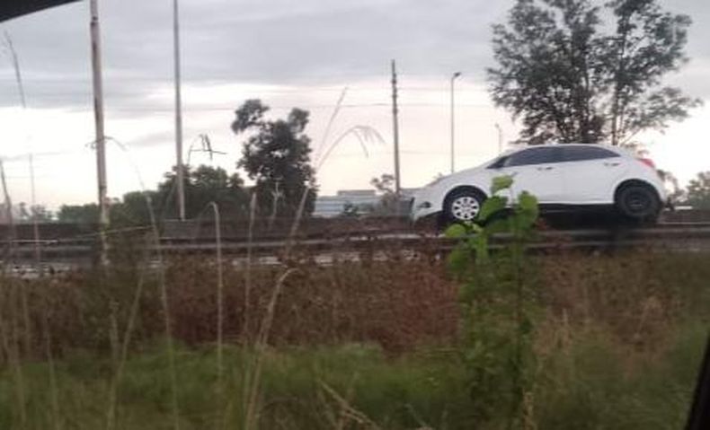 ACCIDENTE. La conductora del automóvil resultó ilesa.&nbsp;