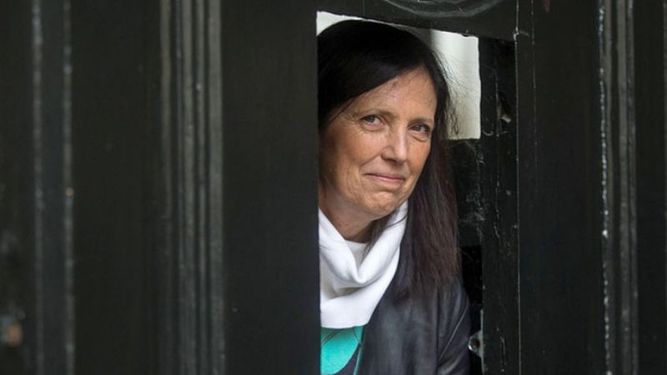 TEXTUAL. “Si van a Argentina se cruzarán con montones de jóvenes que llevan un pañuelo verde atado a su mochila, el pañuelo que es el símbolo de nuestra lucha”..