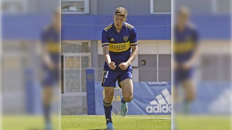 Román Rodríguez (categoría 2003) tuvo su primer entrenamiento con la Reserva. .