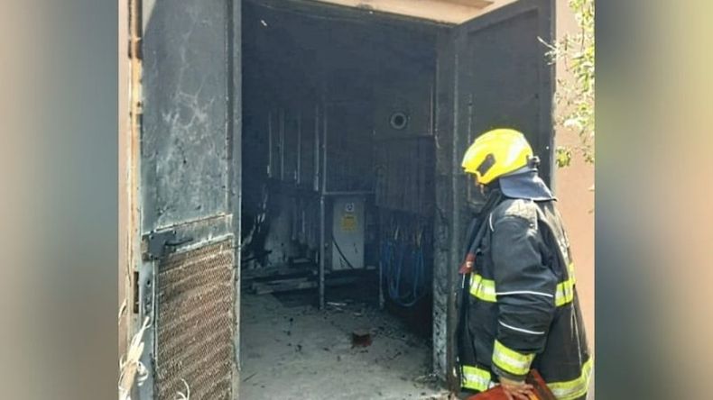 El fuego se inició por un recalentamiento del sistema de cableado eléctrico. .
