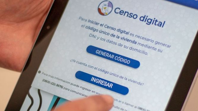 Arrancó la etapa digital del Censo 2022