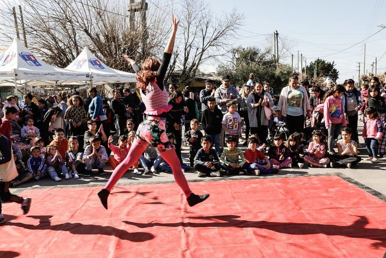 FIESTA. Hubo actividades y espectáculos para toda la familia. &nbsp;