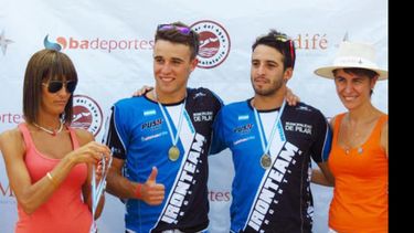 Saiz y O’Donnell se llevaron todas las pruebas del Acuatlón de Lago del Rocío..