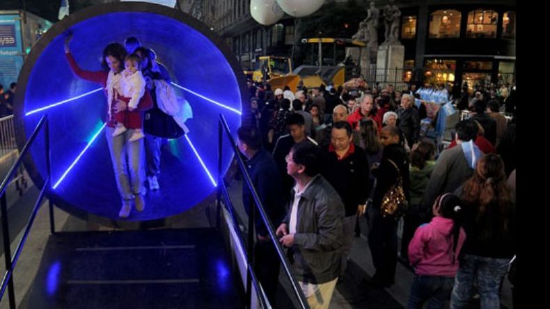 DESPLIEGUE. Los paseos fueron el imán de la fiesta..