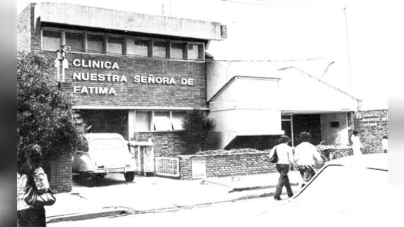 La Clínica Nuestra Señora de Fátima, en 1980..