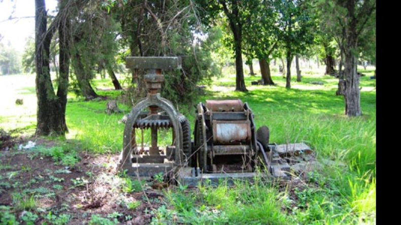 Una noria que sobrevive en una propiedad de Pilar. En 1907 había 15 utilizadas principalmente para regadíos..