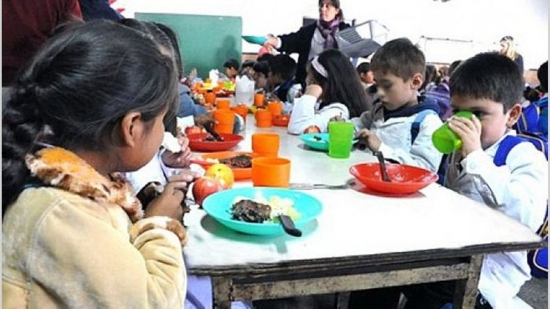 COMEDORES. Desde mayo, recibirán $27,20 para el almuerzo de cada alumno..