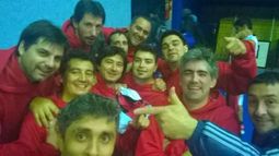 QUINTA VICTORIA. La selfie de Las Leyendas de la Avenida en Campana..
