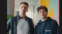 Matías Rossi y Franco Colapinto. Matías Rossi y Franco Colapinto.