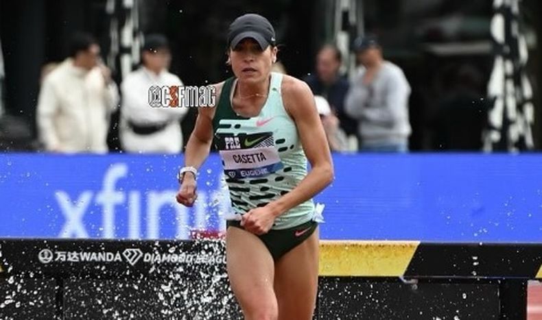 CARRERA. Casetta registró 9,37,20 minutos en el meeting Prefontaine Classic.