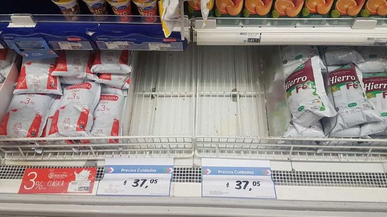 CUIDADOS. Los productos del programa escasean en los comercios de los barrios..