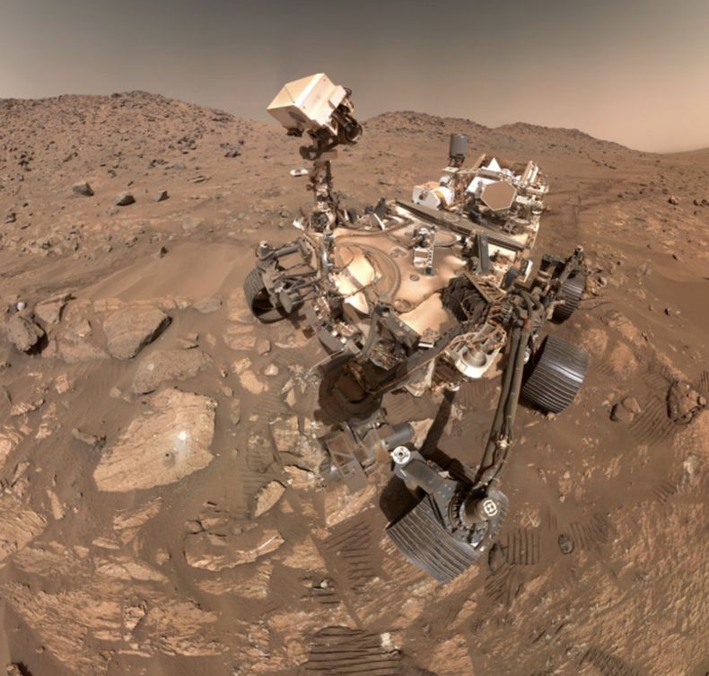 La NASA anunció que encontró posibles signos de vida residual en Marte. (EFE).
