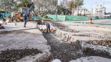 AGUA. El presupuesto provincial contempla obras hidráulicas en el centro de Pilar..