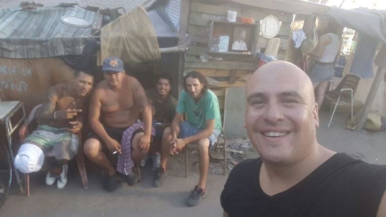 En el set de filmación..