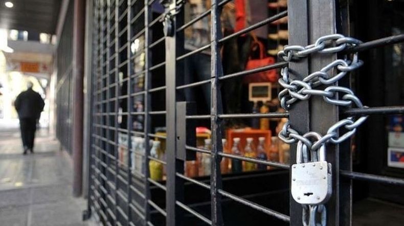 CORTINAS BAJAS En el centro de Pilar el cierre de comercios es cada vez ms pronunciadonbsp