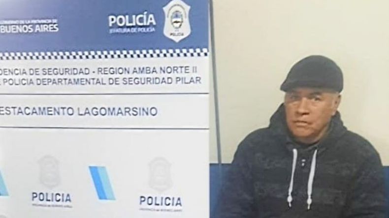 Luis Alberto El Gordo Valor cayó anoche en Pilar cuando intentaba violentar un domicilio. Estuvo preso 33 años por distintos asaltos a punta de pistola..