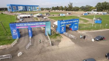 VACUNATORIO. El centro de vacunación del kilómetro 46 puede triplicar su capacidad..