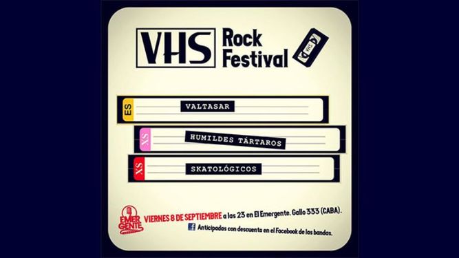 Rock por tres en el Abasto