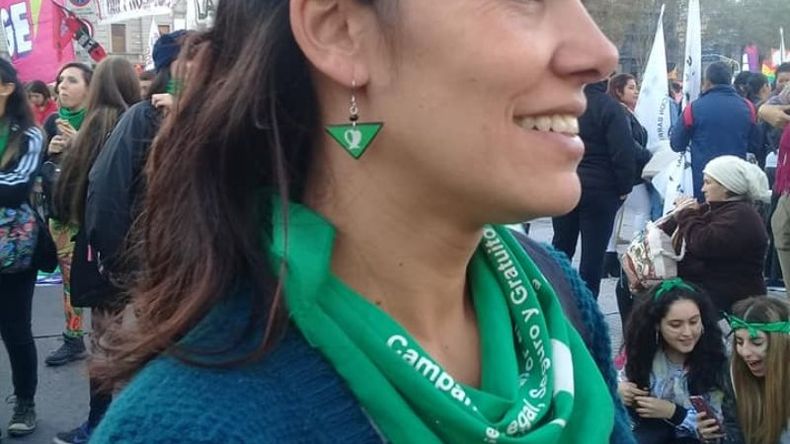 ¿CANDIDATA? Natalia Espasa, del MST-Nueva Izquierda..