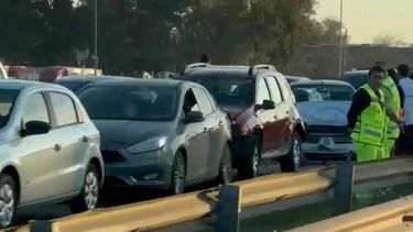 CHOQUE EN CADENA. Ocurrió en el kilómetro 50 de Panamericana.&nbsp;