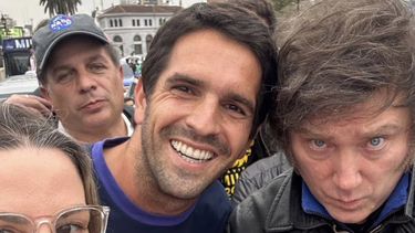 Juan Martín Tito, felicitó a su referente Javier Milei, flamante presidente electo.