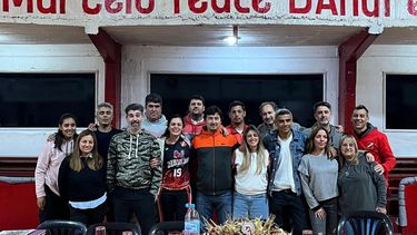 Los integrantes de la Comisión Directiva de Sportivo Pilar. Sebastián Misigoj continuará en la presidencia.&nbsp;