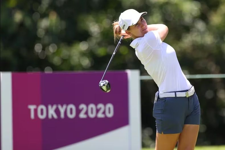 Magdalena Simmermacher fue la primera mujer argentina en representar al golf en Tokio 2020.