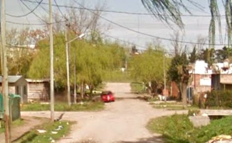 BARRIO AGUSTONI. Santa María al 400, lugar donde se produjo el hecho.