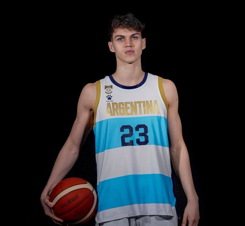 Lucas Giovannetti lucirá la número 23 con el diseño homenaje a la Generación Dorada.