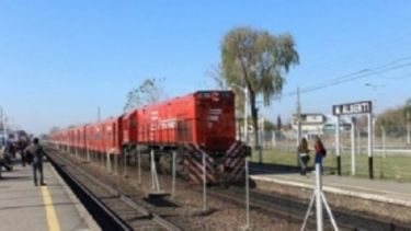 Aniversario. El jueves se cumplen 54 años de la llegada del primer tren a Alberti. .