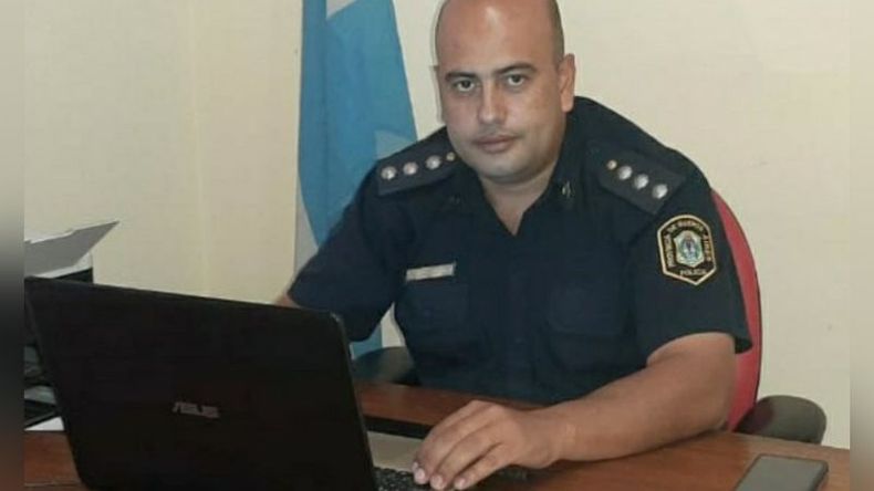 El oficial principal Horacio Ayala asumió sus funciones al frente del destacamento de La Lonja. .