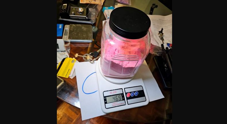 La cocaína rosa o tusi.