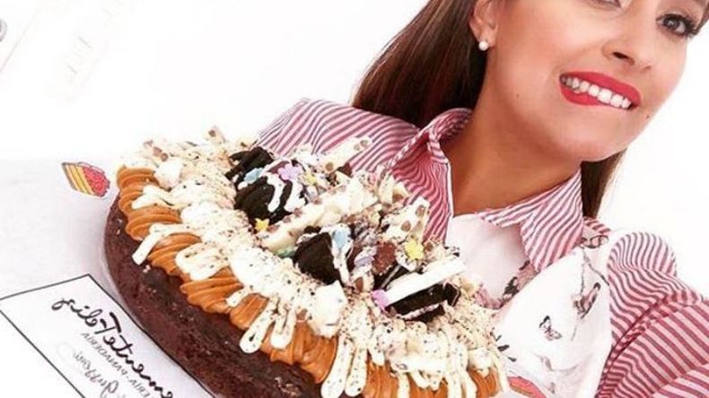 Lourdes Sánchez, fan Nº 1 de las tortas de Mavi..