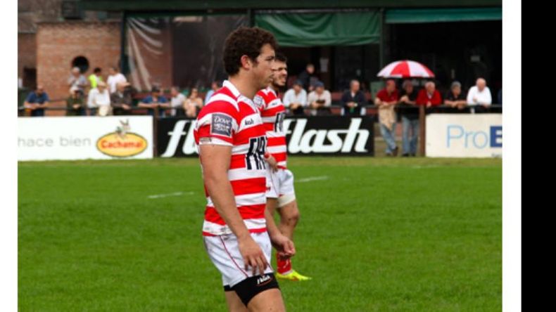 Franco Sabato marcó tres tries en la tarde de Tortuguitas..