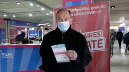 ESPERANZA. Este fin de semana Pilar superó las 100 personas vacunadas..