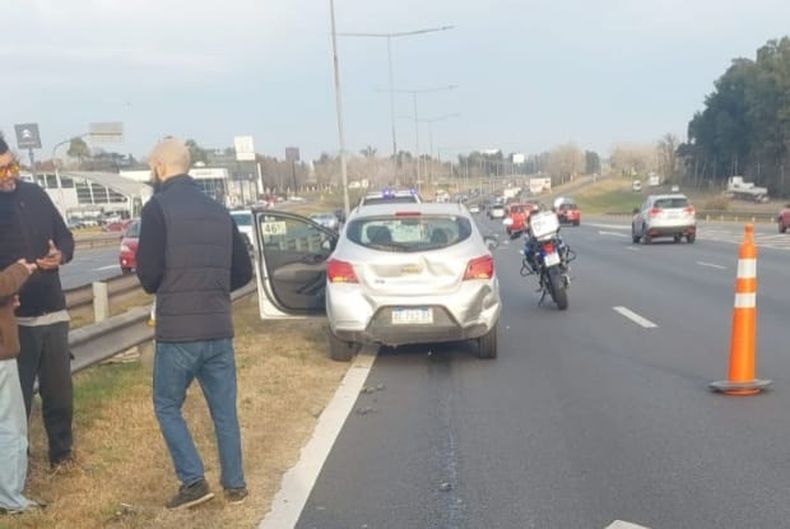 KM. 46.El accidente produjo importantes demoras en el tránsito.&nbsp;