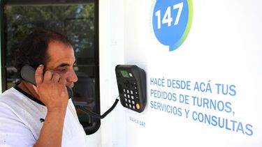 POR TELÉFONO. El gobierno busca evitar las colas. .