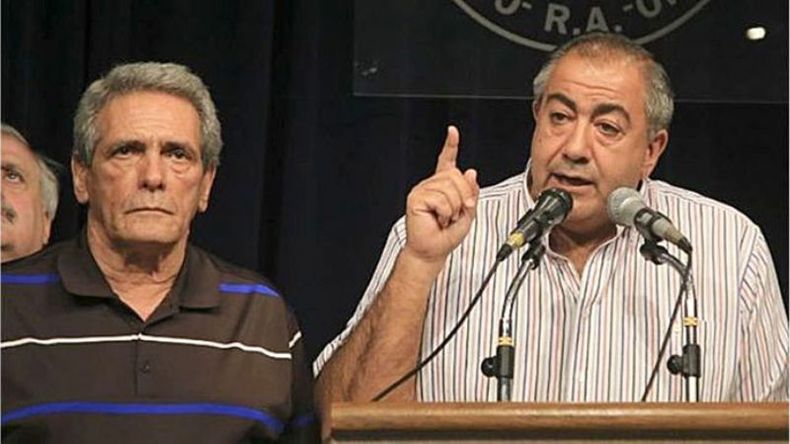 ANUNCIO. Daer y Acuña dieron a conocer la fecha del paro..