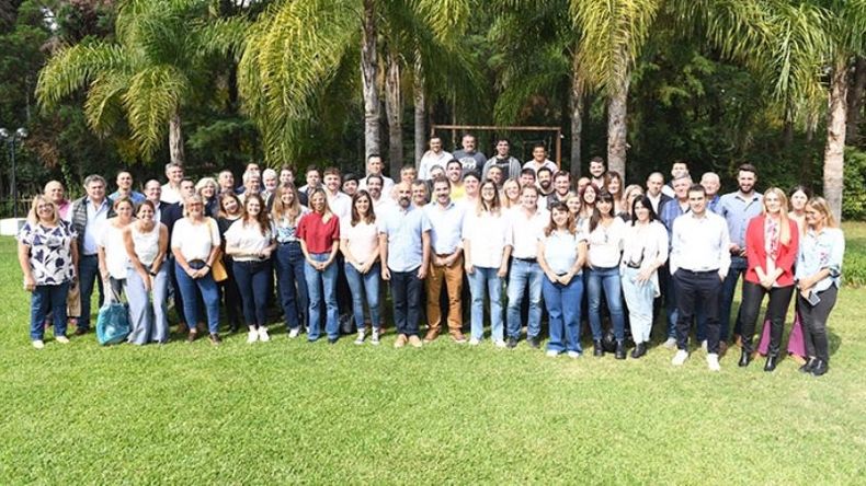 ACTO. Ritondo reunió a su tropa para mostrar fuerza de cara a la interna..
